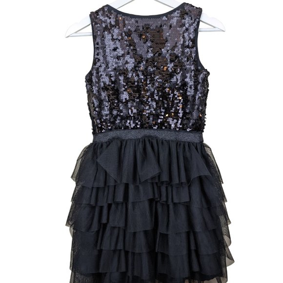 H&M Girls Sequin Sleeveless Dress Medium - Picture 3 of 14
